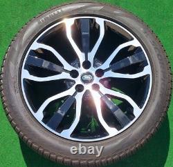 Factory Range Rover Wheels New Tires Genuine OEM Black Diamond Turned 5007 Set 4