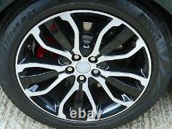 Factory Range Rover Wheels New Tires Genuine OEM Black Diamond Turned 5007 Set 4