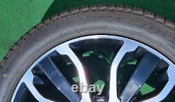 Factory Range Rover Wheels New Tires Genuine OEM Black Diamond Turned 5007 Set 4