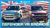 Ford Bronco Vs Land Rover Defender 2 Door Off Road Suv Showdown Overlanding Comparison