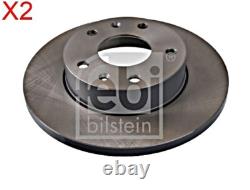 Front Brake Disc x2 Pcs FEBI Fits LAND ROVER Freelander ANR4983