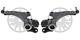 Front Track Control Arms Pair OPTIMAL Fits LAND ROVER Freelander 2 06-14