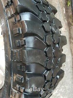 GENUINE LAND ROVER DEFENDER ALLOY WHEELS with OFF ROAD TYRES