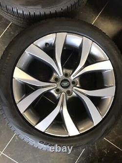 Genuine 2019 Range Rover Evoque L551 5076 diamond turned 20 alloy wheels tyres