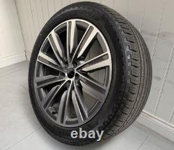 Genuine 22 Range Rover Style 1073 Reaper Alloy Wheel Diamond Turned Dark Grey
