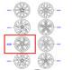 Genuine Disco Sport & Evoque on Treevo Diamond Turned 18 Alloy Wheel LR114518