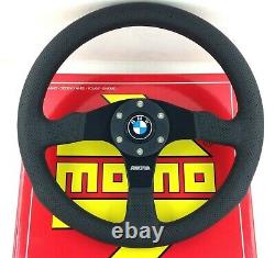 Genuine Momo Competition 350mm steering wheel. BMW horn. 3 5 6 7 series etc