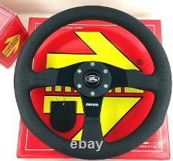 Genuine Momo Competition 350mm steering wheel with hub kit. Land Rover 48 Spline