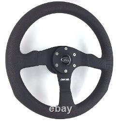 Genuine Momo Competition 350mm steering wheel with hub kit. Land Rover 48 Spline