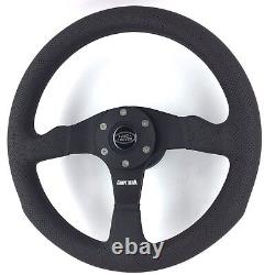 Genuine Momo Competition 350mm steering wheel with hub kit. Land Rover 48 Spline