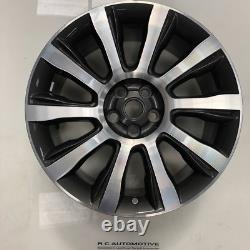 Genuine Range Rover L405 21 9 Spoke Diamond Turned and Grey Alloy Wheel
