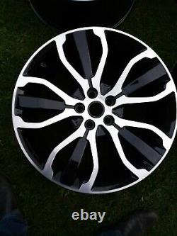 Genuine Range Rover Sport L494 21inch 5007 Black/diamond Turned Alloy Wheels X4