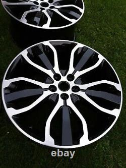 Genuine Range Rover Sport L494 21inch 5007 Black/diamond Turned Alloy Wheels X4