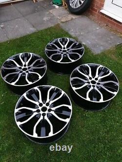 Genuine Range Rover Sport L494 21inch 5007 Black/diamond Turned Alloy Wheels X4