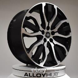 Genuine Range Rover Vogue L322 21inch 5007 Black/diamond Turned Alloy Wheels X4