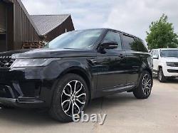 Genuine Range Rover Vogue L322 21inch 5007 Black/diamond Turned Alloy Wheels X4