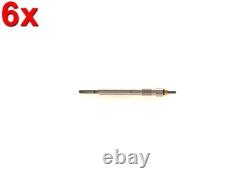 Glow Plugs 6x BOSCH Fits CHEVROLET FORD GMC LAND ROVER MERCEDES 89-12 0250202040