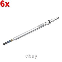 Glow Plugs 6x BOSCH Fits CITROEN FORD JAGUAR LAND ROVER PEUGEOT 01-18 0250203004