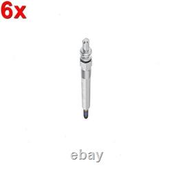 Glow Plugs 6x BOSCH Fits CITROEN FORD JAGUAR LAND ROVER PEUGEOT 01-18 0250203004