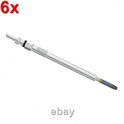 Glow Plugs 6x BOSCH Fits CITROEN FORD JAGUAR LAND ROVER PEUGEOT 01-18 0250203004