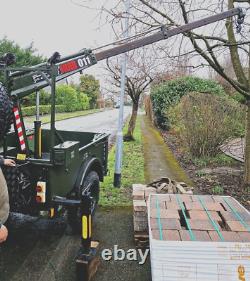 Hiab trailer, 7 ton winch, landrover, defender, off road, immaculate condition