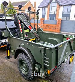 Hiab trailer, 7 ton winch, landrover, defender, off road, immaculate condition