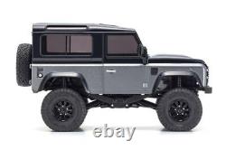 KYOSHO MINI-Z Ready Set 1/24 4x4 Land Rover Defender 90 Gray/Black 32526GM