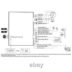 Keyless Entry Car Ignition Switch Engine Starter Push Button Alarm System On-off