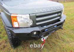 LAND ROVER DISCOVERY III 3 and IV 4 04-15 FRONT STEEL BUMPER WINCH OFF -ROAD