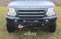 LAND ROVER DISCOVERY III 3 and IV 4 04-15 FRONT STEEL BUMPER WINCH OFF -ROAD