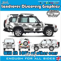 LANDROVER Discovery Camo Camouflage 4x4 Off Road Decals Stickers Graphics 027