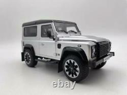 LCD 118 Land Rover Defender D90 V8 Silver Off-Road Alloy Simulation Car Model