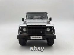 LCD 118 Land Rover Defender D90 V8 Silver Off-Road Alloy Simulation Car Model