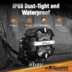 LED Auxiliary Light Pod 160W For Off Road Spot Beam White Amber DRL Waterproof