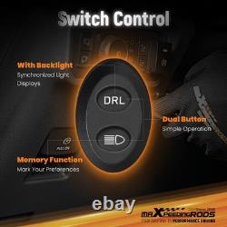 LED Auxiliary Light Pod 160W For Off Road Spot Beam White Amber DRL Waterproof