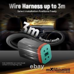 LED Auxiliary Light Pod 160W For Off Road Spot Beam White Amber DRL Waterproof