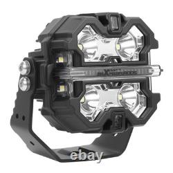 LED Auxiliary Light Pod 160W For Off Road Spot Beam White Amber DRL Waterproof