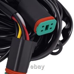 LED Auxiliary Light Pod 160W For Off Road Spot Beam White Amber DRL Waterproof