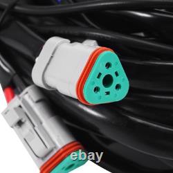 LED Driving Auxiliary Lights For Off Road 4WD SUV RGB Background DRL IP68 160W