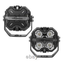 LED Pod Light Spot Beam Side Shooter For Off Road Vehicle SUV 3.5 19200LM IP68