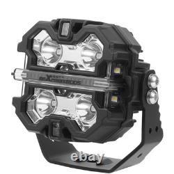 LED Work Light Bar Pod 160W For Off Road 4x4 ATV Truck White Amber DRL Spot Beam