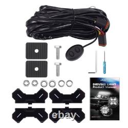 LED Work Light Bar Pod 160W For Off Road 4x4 ATV Truck White Amber DRL Spot Beam