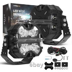 LED Work Light Pods With DRL Function IP68 For Off Road Vehicle ATV SUV Truck