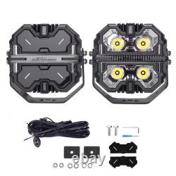 LED Work Light Pods With DRL Function IP68 For Off Road Vehicle ATV SUV Truck