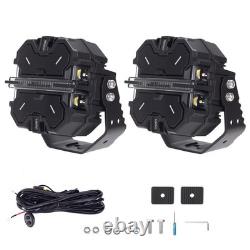 LED Work Light Pods With DRL Function IP68 For Off Road Vehicle ATV SUV Truck