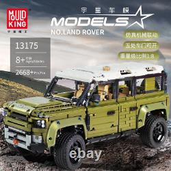 Land Car Rover Defender MOC Off Road Vehicle Building Blocks Toys For Kids