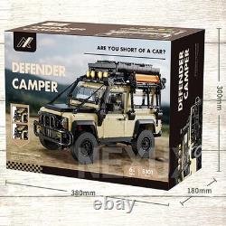 Land Defender 90 Camper Rover Building Blocks 2766PCS 110 Off Road Car STEM Set