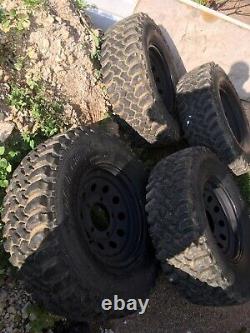 Land Rover 265/75/16 Modular Wheels And Mud Tyres Off Road Discovery Defender