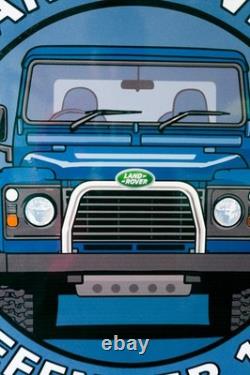 Land Rover Defender 110 Retro Off-Road Metal Sign 50 cm (19.7)