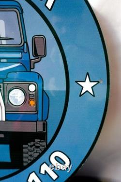Land Rover Defender 110 Retro Off-Road Metal Sign 50 cm (19.7)